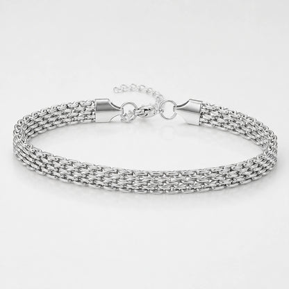 Python Anklet Silver