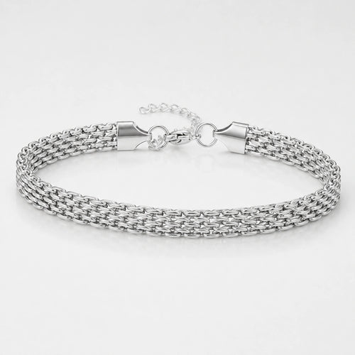 Python Anklet Silver