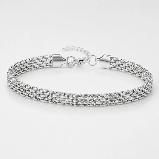 Python Anklet Silver