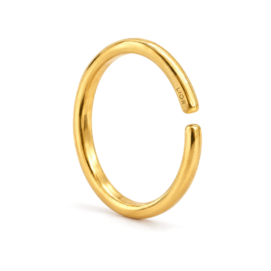 Cuff Toe Ring Gold