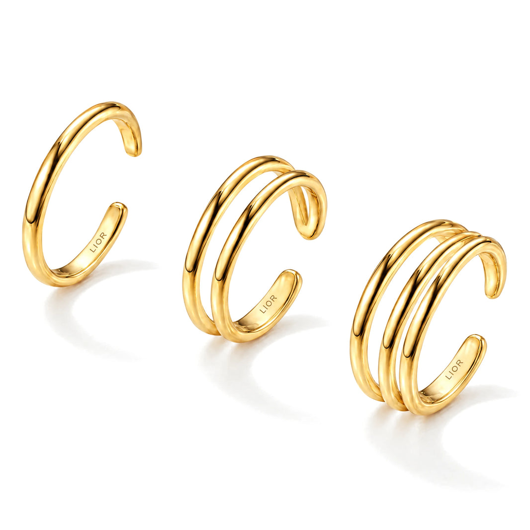 Eternal Toe Ring Set Gold
