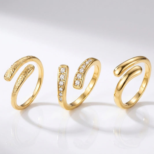 Nile Toe Ring Set Gold
