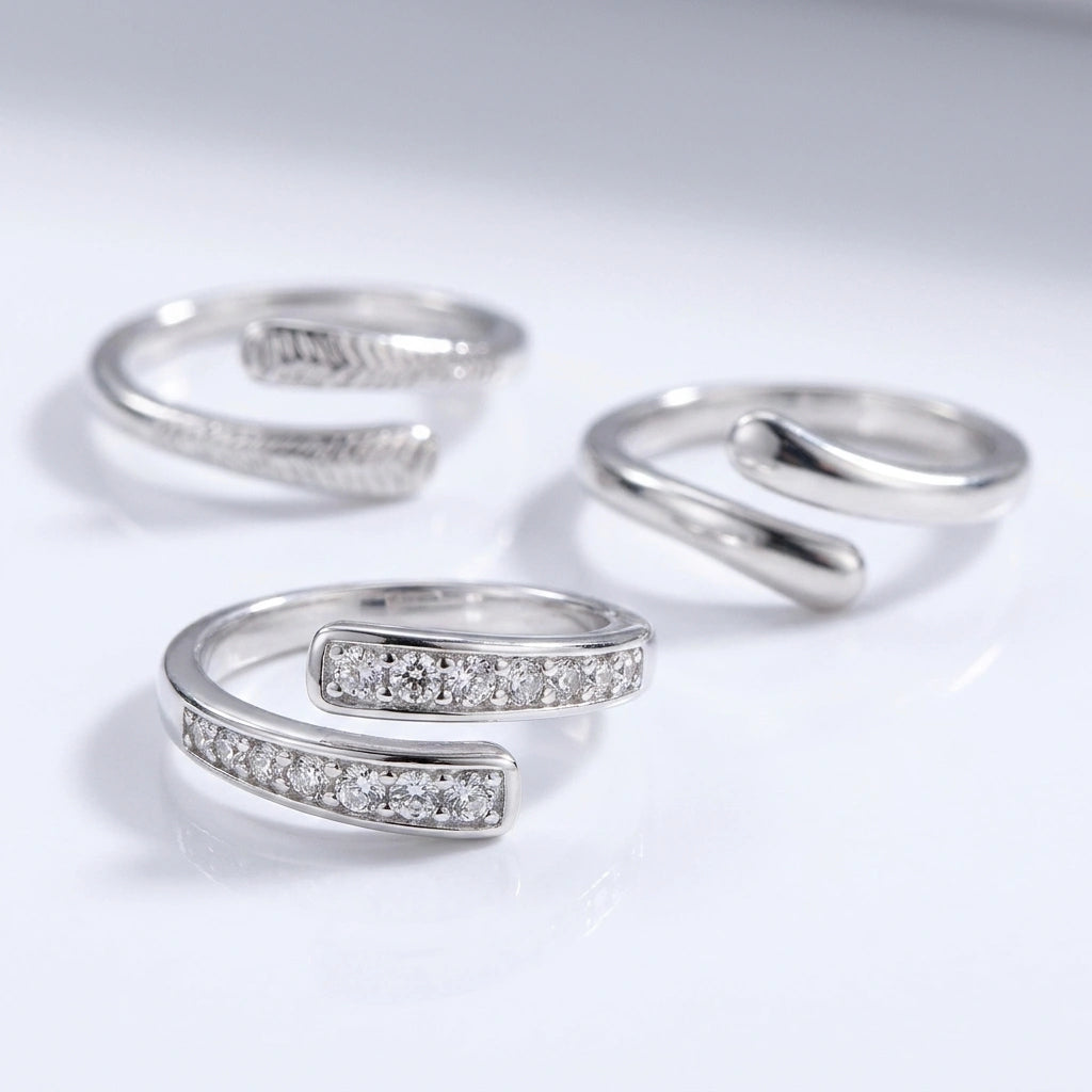 Nile Toe Ring Set Silver