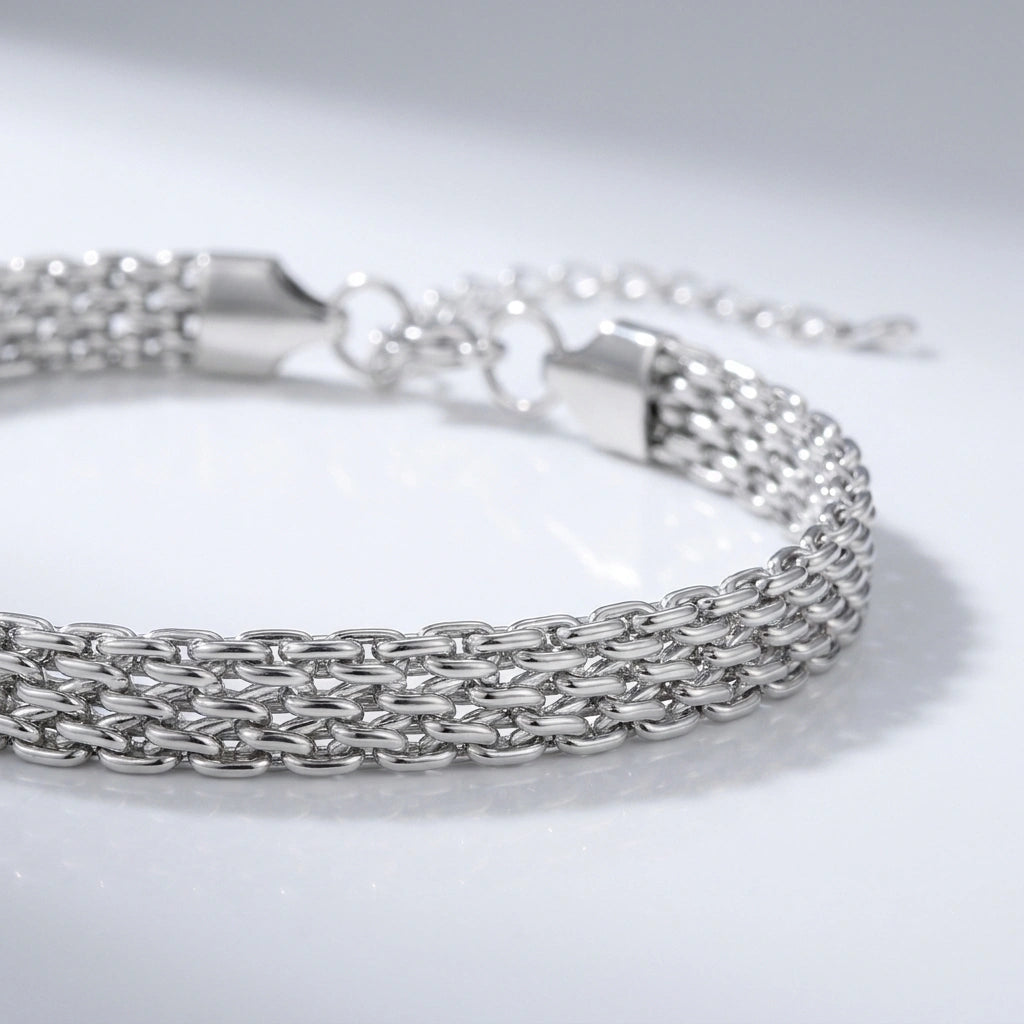 Python Anklet Silver