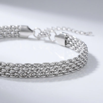 Python Anklet Silver