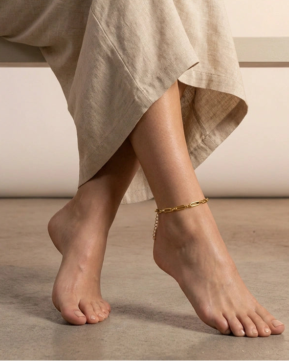 Loop Anklet Gold