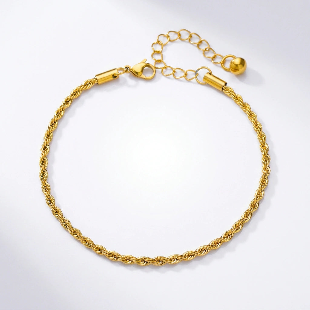 Twist Anklet Gold