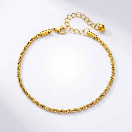 Twist Anklet Gold