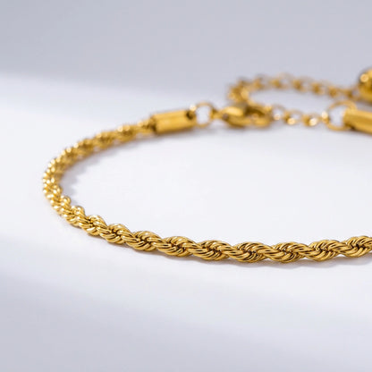 Twist Anklet Gold