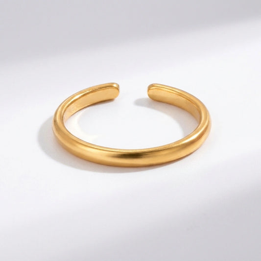 Cuff Toe Ring Gold