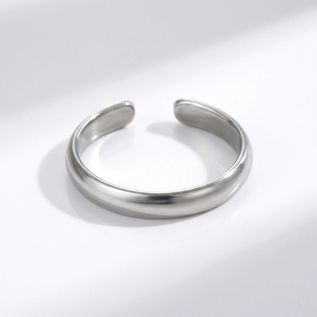 Cuff Toe Ring Silver