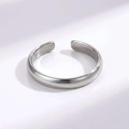 Cuff Toe Ring Silver
