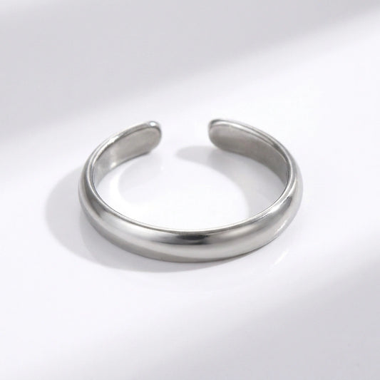 Cuff Toe Ring Silver