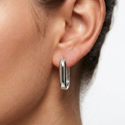 U-Link Earrings Silver