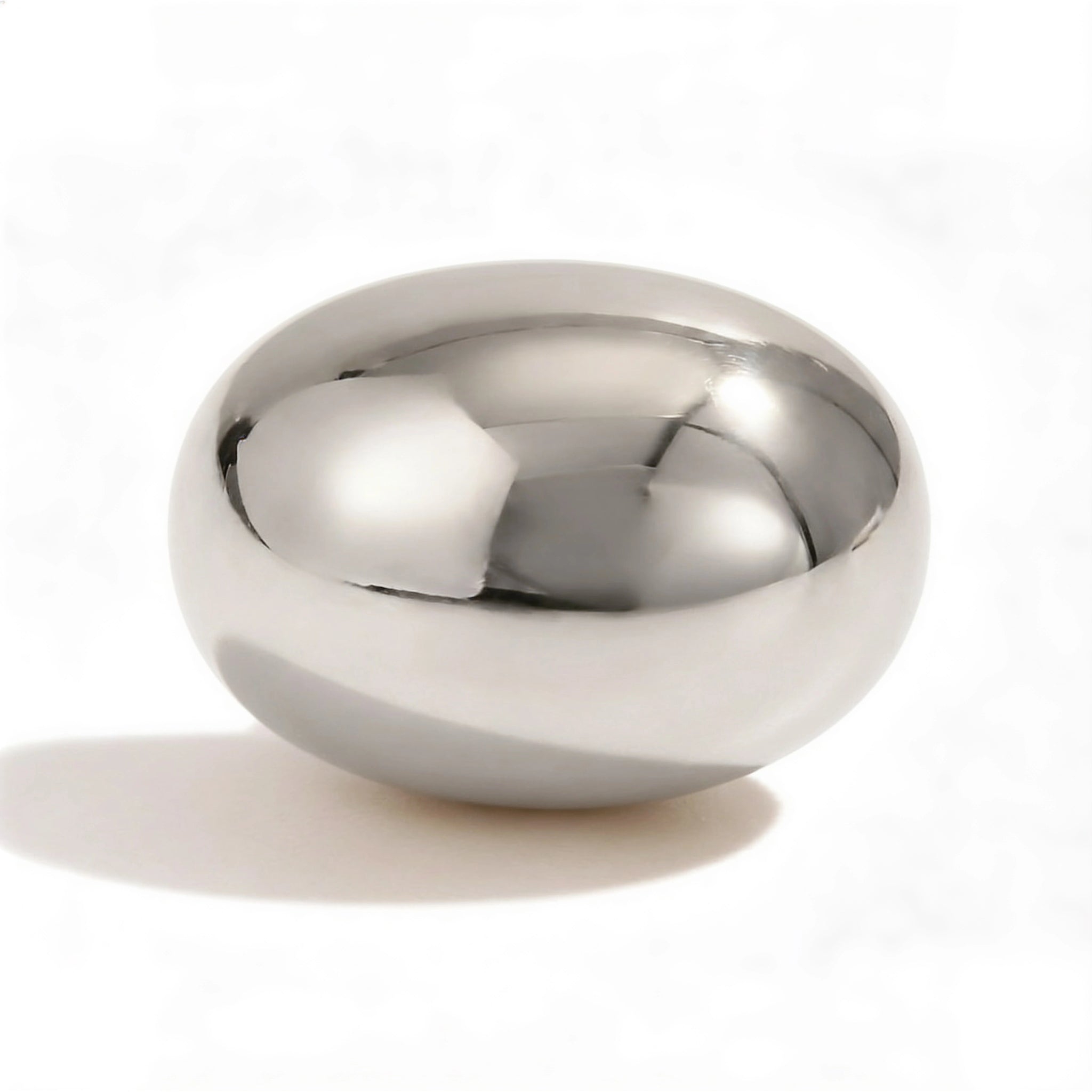 Drop Stud Earrings Silver