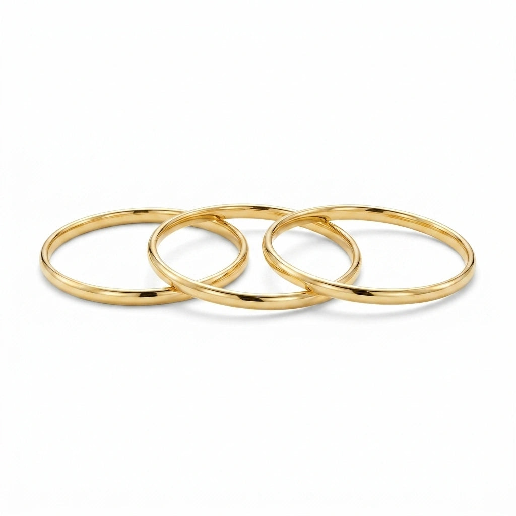 Trio Bangles Gold