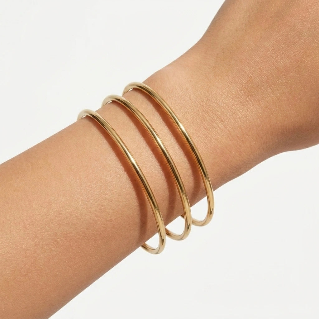 Trio Bangles Gold