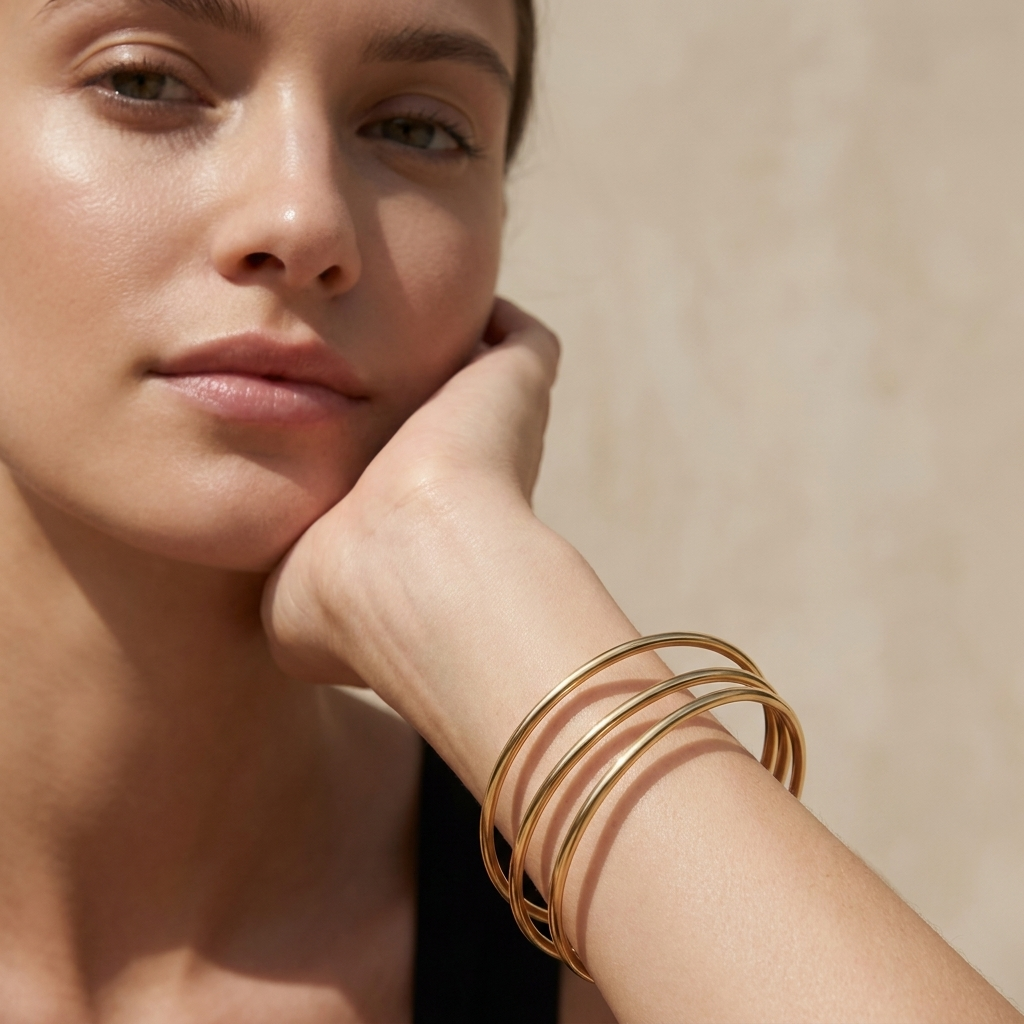 Trio Bangles Gold