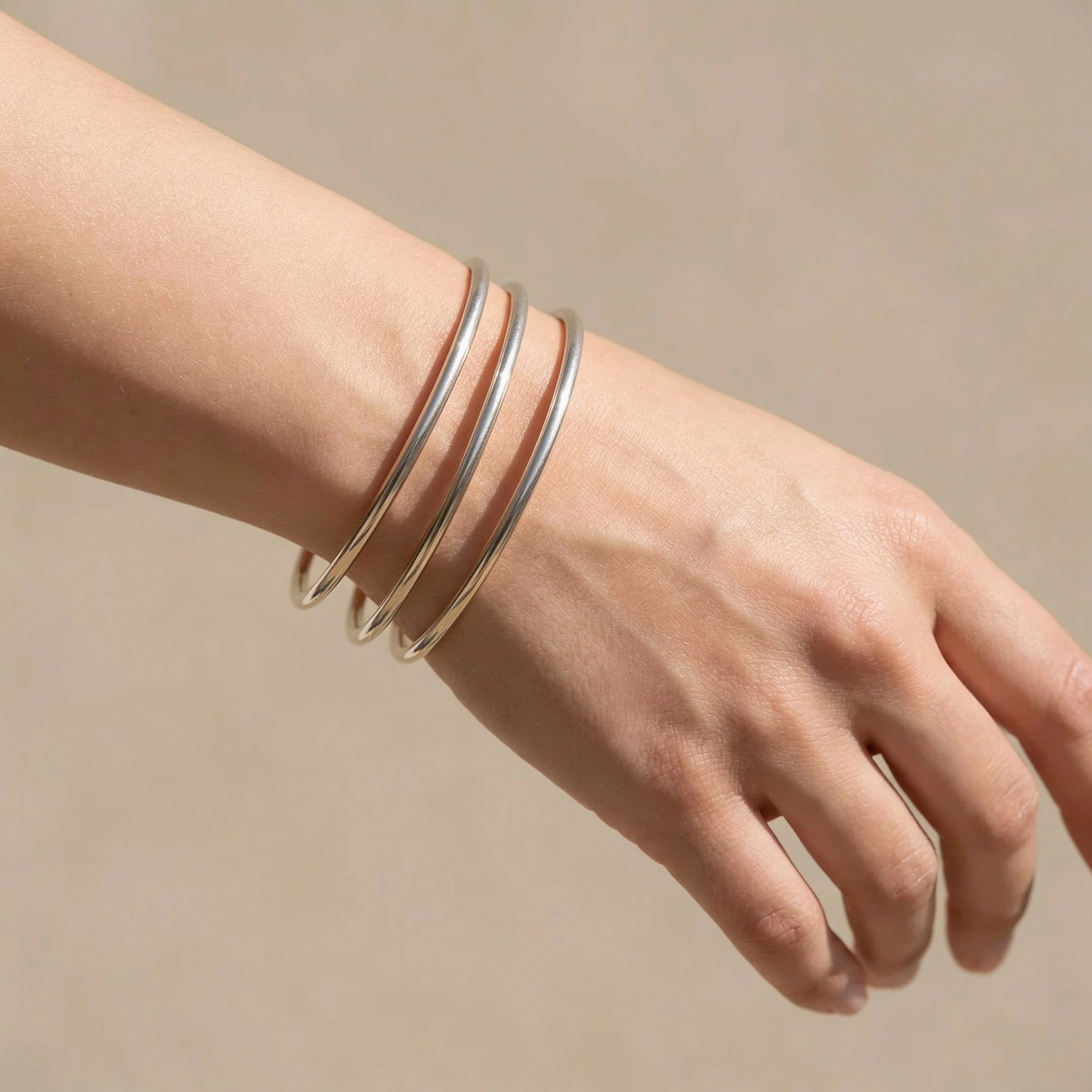 Trio Bangles Silver