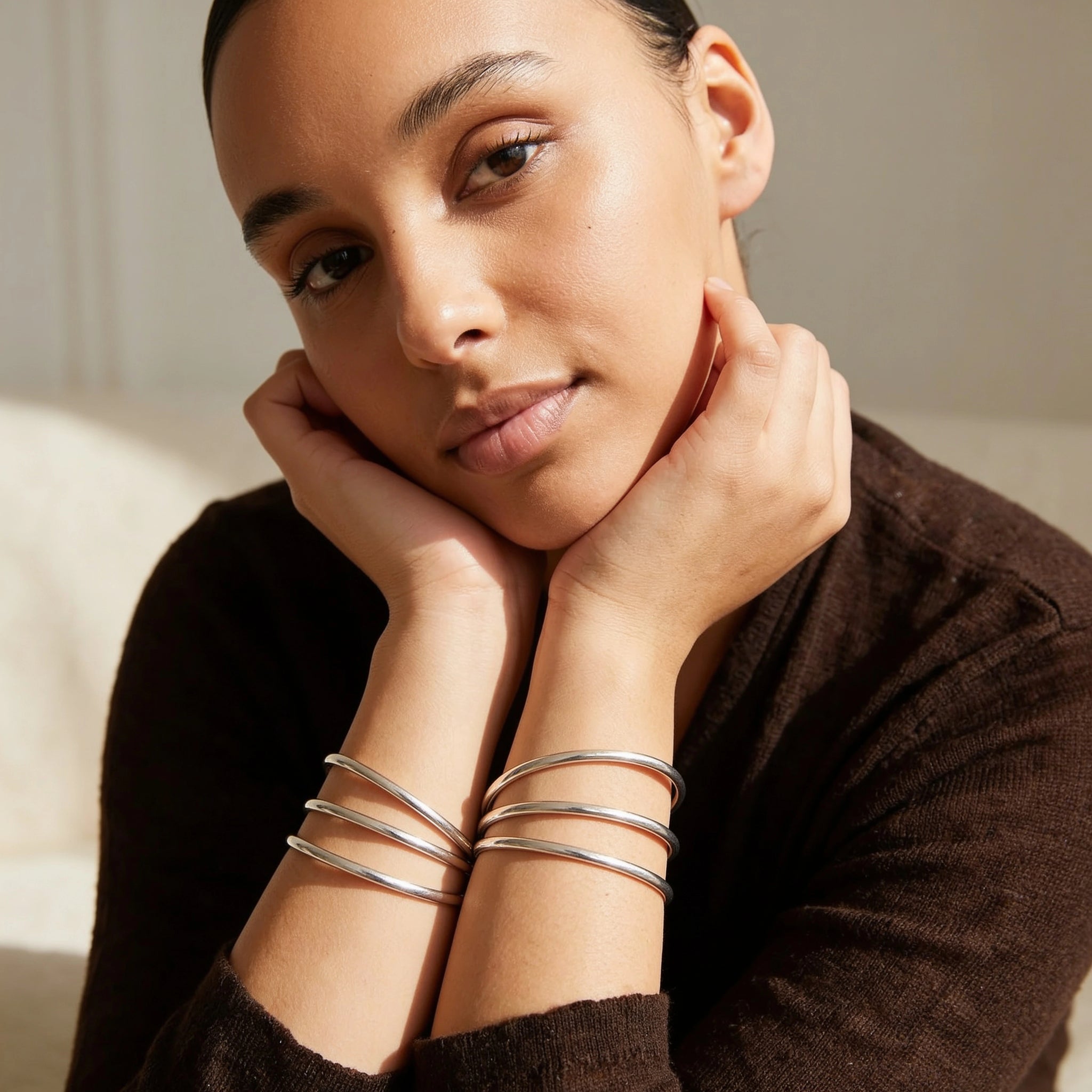 Trio Bangles Silver