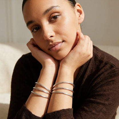 Trio Bangles Silver