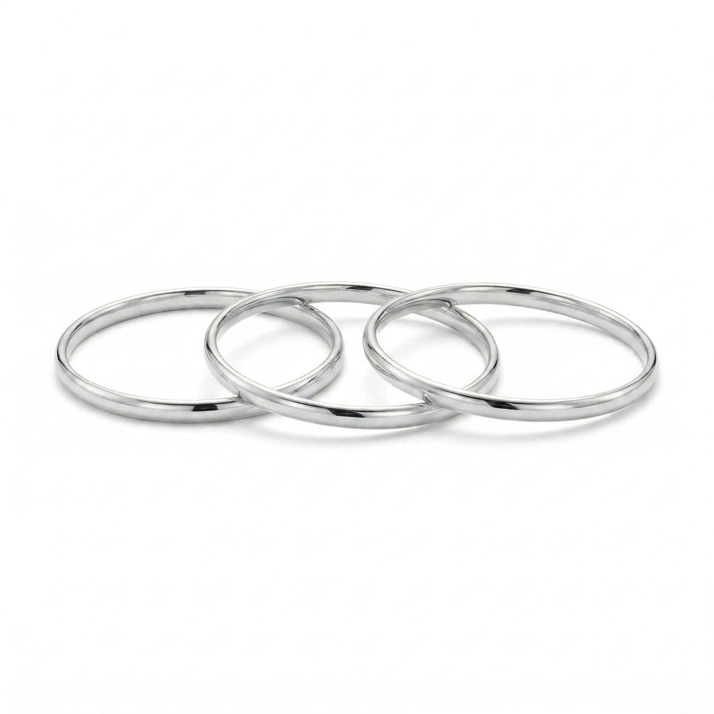 Trio Bangles Silver