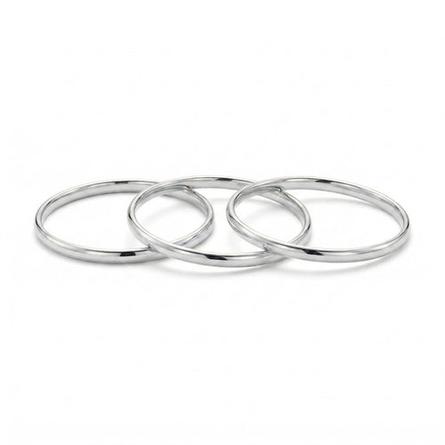 Trio Bangles Silver