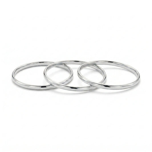 Trio Bangles Silver