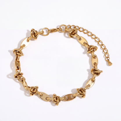Silk Anklet Gold