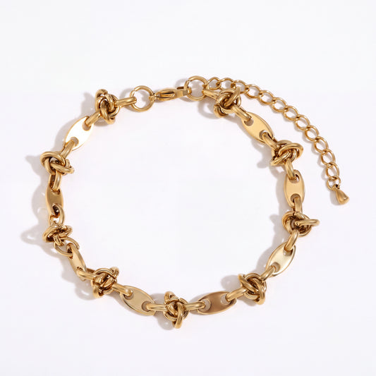 Silk Anklet Gold